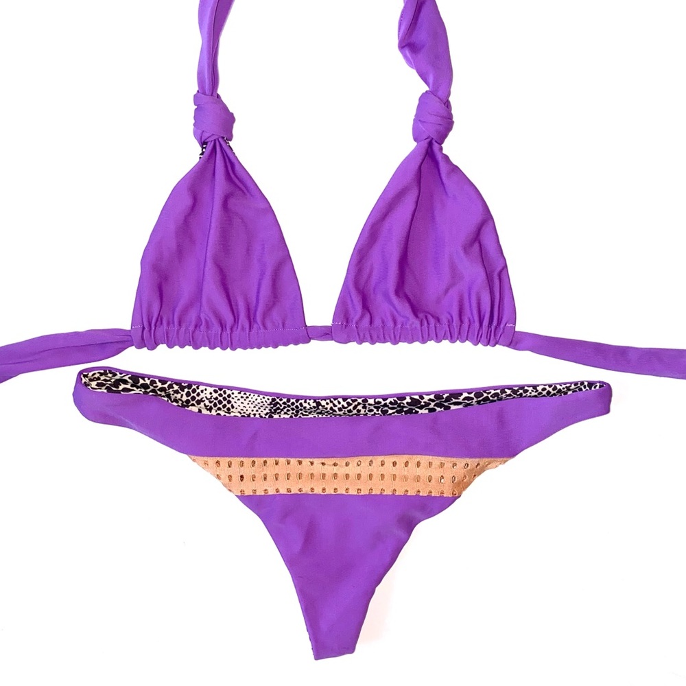 Acacia Plumeria Top & Pavils Bottom in Shaved Ice